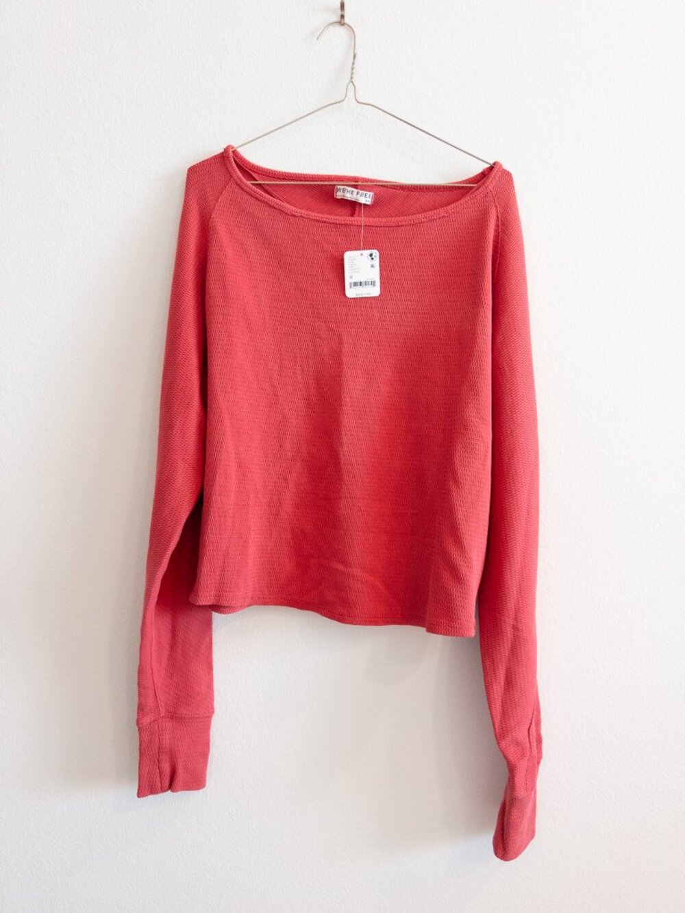 NWT Free People We The Free Jess Long Sleeve Jess Long Sleeve Salsa - Picture 3 of 9